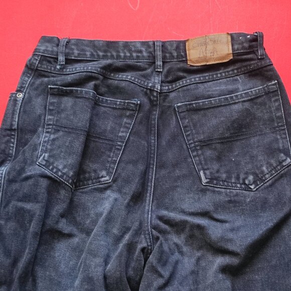 Cherokee jeans stone washed black relaxed fit women's size 28 - Picture 3 of 11